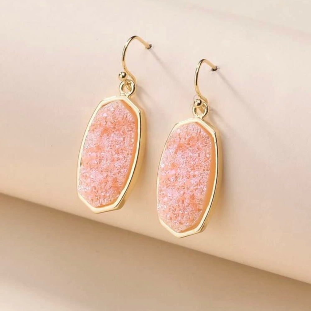 Gold & pink earrings (3 for $30)